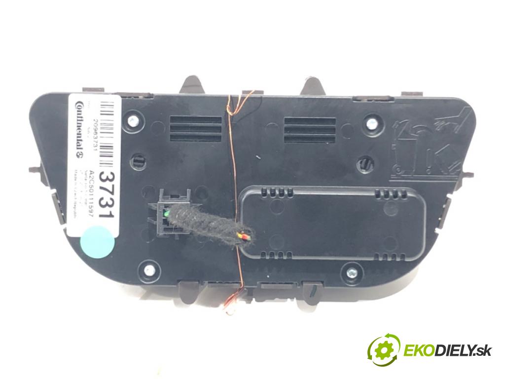OPEL MOKKA / MOKKA X (J13) 2012 - 2022    1.7 CDTI (_76) 96 kW [131 KM] olej napędowy 2012 -  Panel ovládania kúrenia 20963731 (Prepínače, spínače, tlačidlá a ovládače kúrenia)