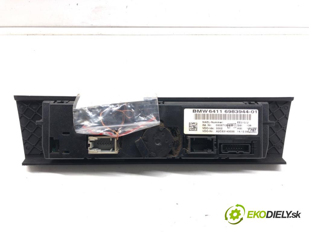 BMW 3 Touring (E91) 2004 - 2012    320 d 120 kW [163 KM] olej napędowy 2005 - 2012  Panel ovládania kúrenia 6983944 (Prepínače, spínače, tlačidlá a ovládače kúrenia)