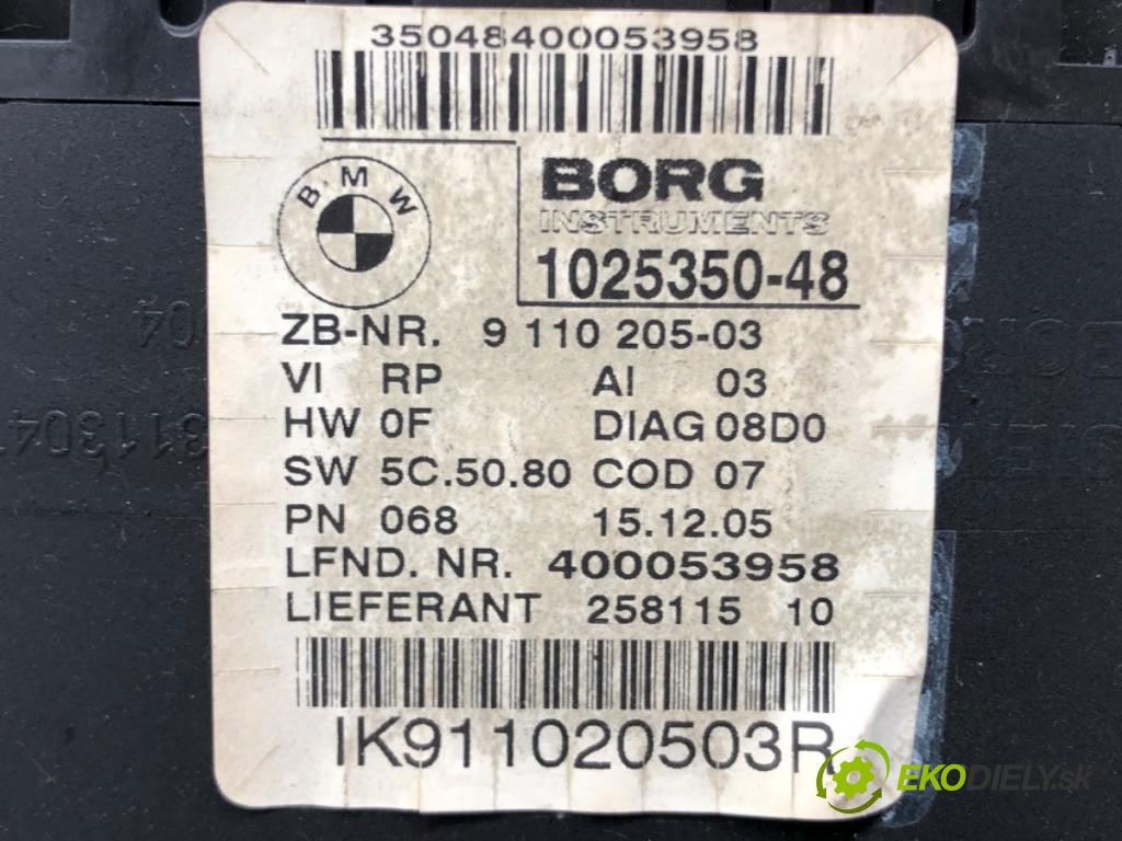 BMW 3 Touring (E91) 2004 - 2012    320 d 120 kW [163 KM] olej napędowy 2005 - 2012  Prístrojovka 1025350 (Prístrojové dosky, displeje)