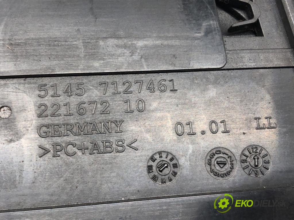 BMW 3 Touring (E91) 2004 - 2012    320 d 120 kW [163 KM] olej napędowy 2005 - 2012  Držiak na nápoje 7127461 (Úchyty, držiaky na nápoje)