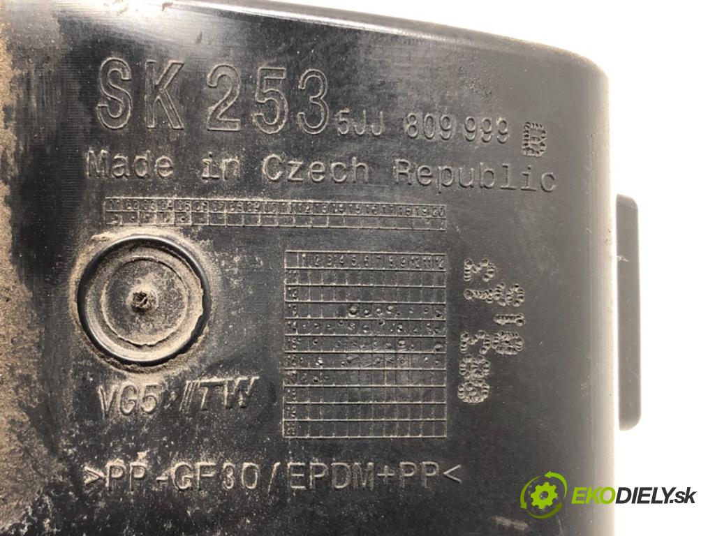 SKODA RAPID (NH3, NK3, NK6) 2012 - 2022    1.6 TDI 85 kW [115 KM] olej napędowy 2015 - 2019  Dvierka nádrže paliva 5JJ809999B (Ostatné)