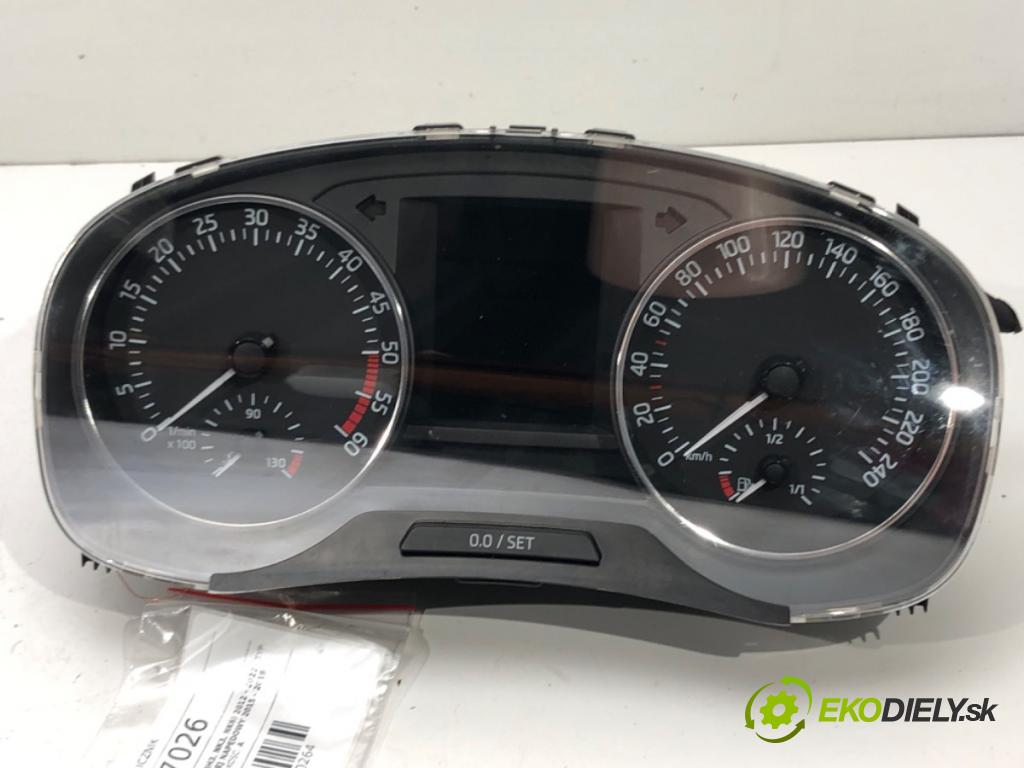 SKODA RAPID (NH3, NK3, NK6) 2012 - 2022    1.6 TDI 85 kW [115 KM] olej napędowy 2015 - 2019  Prístrojovka 5JA920741A (Prístrojové dosky, displeje)