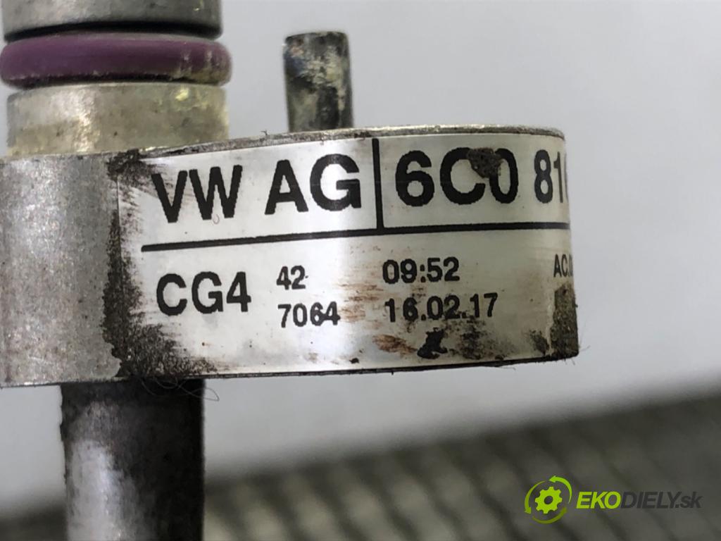 SKODA RAPID (NH3, NK3, NK6) 2012 - 2022    1.6 TDI 85 kW [115 KM] olej napędowy 2015 - 2019  rúrka klimatizácie 6C0816741N (Rúrky klimatizácie)