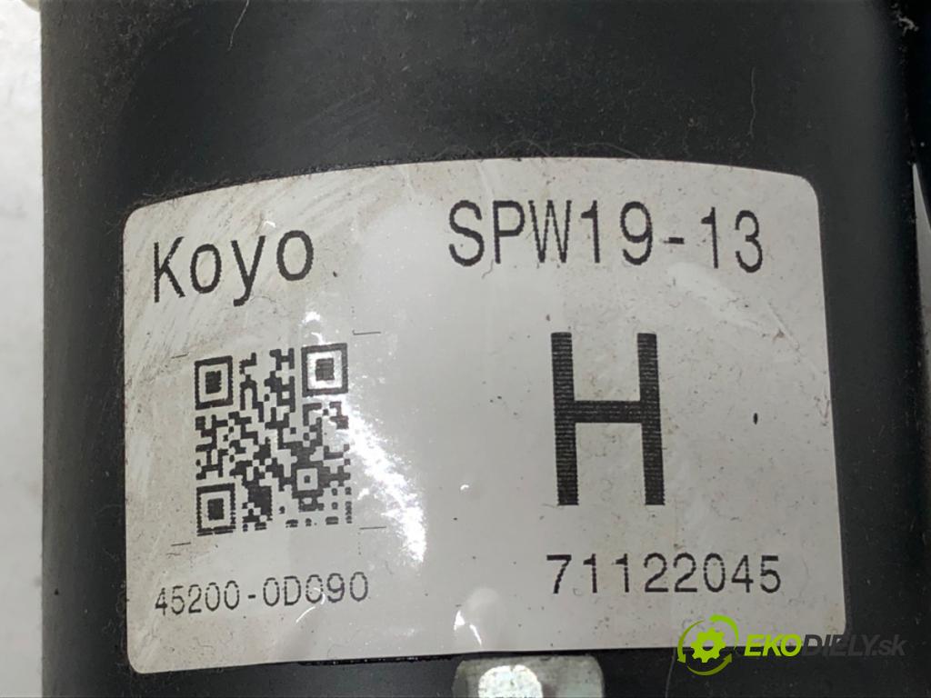 TOYOTA YARIS (_P9_) 2005 - 2014    1.0 VVT-i (KSP90_) 51 kW [69 KM] benzyna 2005 - 20  pumpa servočerpadlo 45200-0D090 (Servočerpadlá, pumpy řízení)