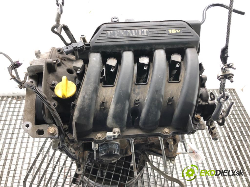 RENAULT MEGANE II (BM0/1_, CM0/1_) 2001 - 2012    1.6 77 kW [105 KM] benzyna 2005 - 2008  Motor K4M788 (Motory (kompletné))