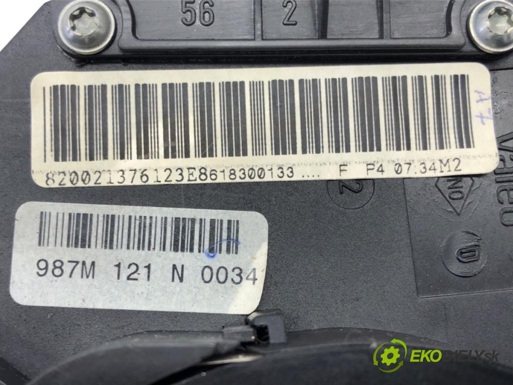 RENAULT MEGANE II (BM0/1_, CM0/1_) 2001 - 2012    1.6 77 kW [105 KM] benzyna 2005 - 2008  Prepínač kombinovaný 820021376 (Prepínače, spínače, tlačidlá a ovládače kúrenia)
