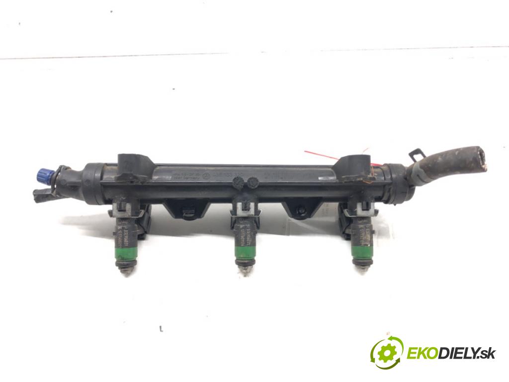 VW POLO (9N_, 9A_) 2001 - 2014    1.2 12V 47 kW [64 KM] benzyna 2001 - 2007  Lišta vstrekovacia  (Vstrekovacie lišty)