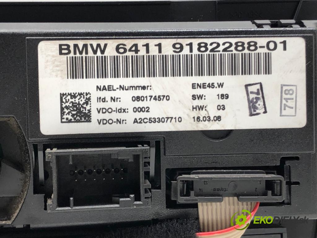 BMW 3 coupe (E92) 2005 - 2013    328 xi 172 kW [234 KM] benzyna 2006 - 2008  Panel ovládania kúrenia 9182288 (Prepínače, spínače, tlačidlá a ovládače kúrenia)