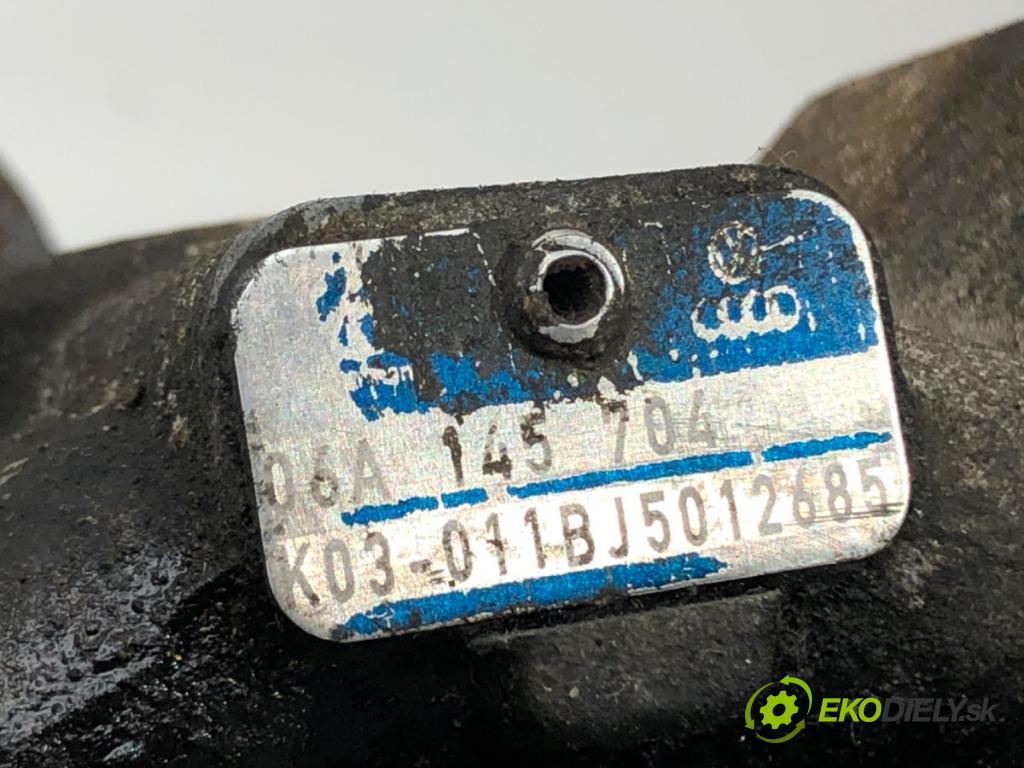 SKODA OCTAVIA I Combi (1U5) 1998 - 2010    1.8 T 110 kW [150 KM] benzyna 1998 - 2010  Turbodúchadlo,turbo 06A145704 (Turbodúchadlá (kompletné))