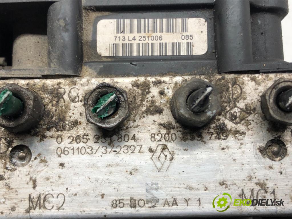 RENAULT CLIO III (BR0/1, CR0/1) 2005 - 2014    1.5 dCi (BR1C, CR1C) 76 kW [103 KM] olej napędowy   Pumpa ABS 0265800559 (Pumpy ABS)