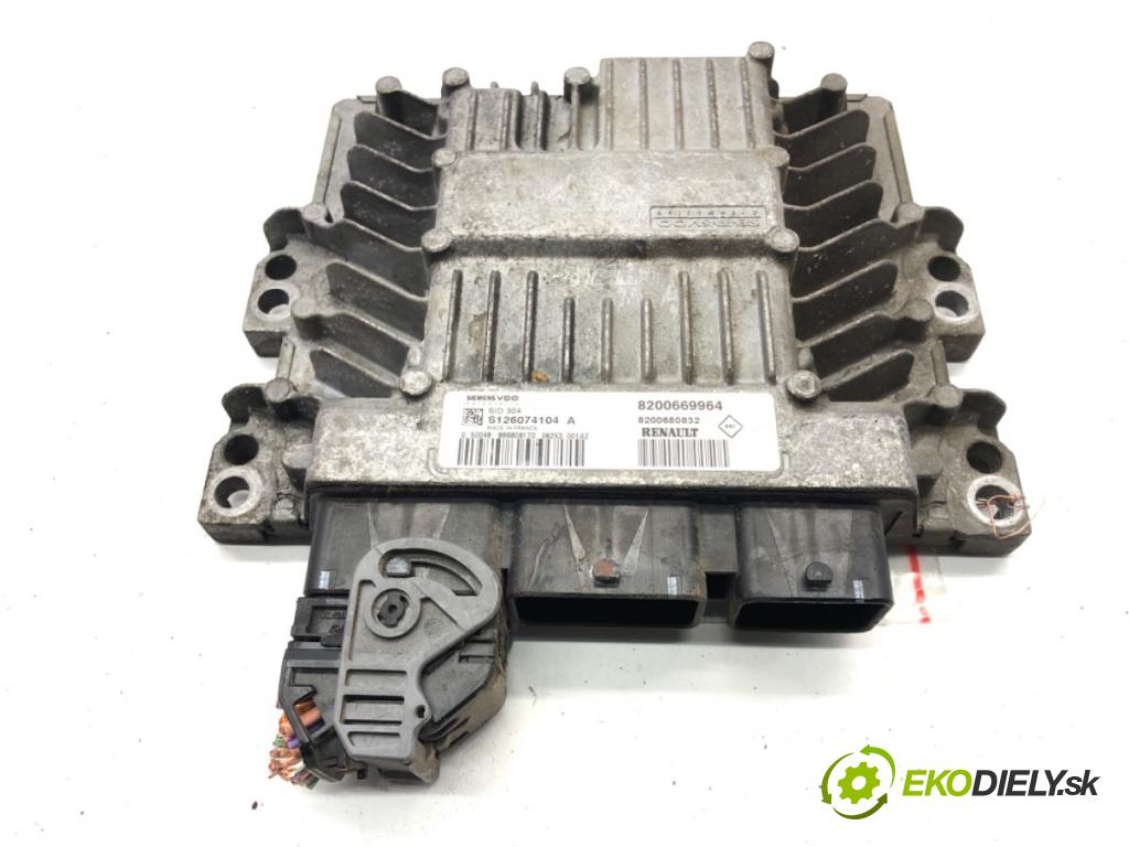 RENAULT CLIO III (BR0/1, CR0/1) 2005 - 2014    1.5 dCi (BR1C, CR1C) 76 kW [103 KM] olej napędowy   riadiaca jednotka Motor 8200669964 (Riadiace jednotky)