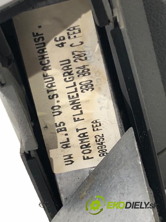 VW PASSAT B5 (3B2) 1996 - 2001    1.8 92 kW [125 KM] benzyna 1996 - 2000  Lakťová opierka 3B0864207C (Lakťové opierky)