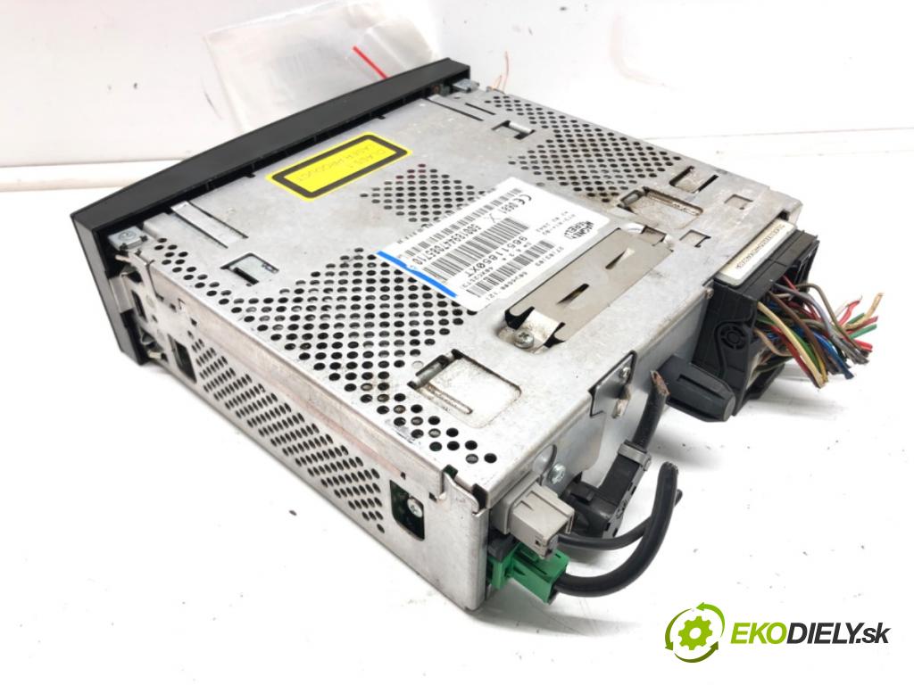 PEUGEOT 307 SW (3H) 2002 - 2009    2.0 HDI 110 79 kW [107 KM] olej napędowy 2002 - 20  RADIO 96511850XT (Audio zariadenia)