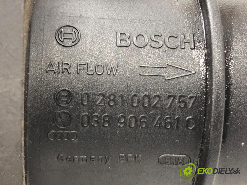 SEAT ALHAMBRA (7V8, 7V9) 1996 - 2010    1.9 TDI 66 kW [90 KM] olej napędowy 1996 - 2010  Váha vzduchu 0281002757 (Váhy vzduchu)
