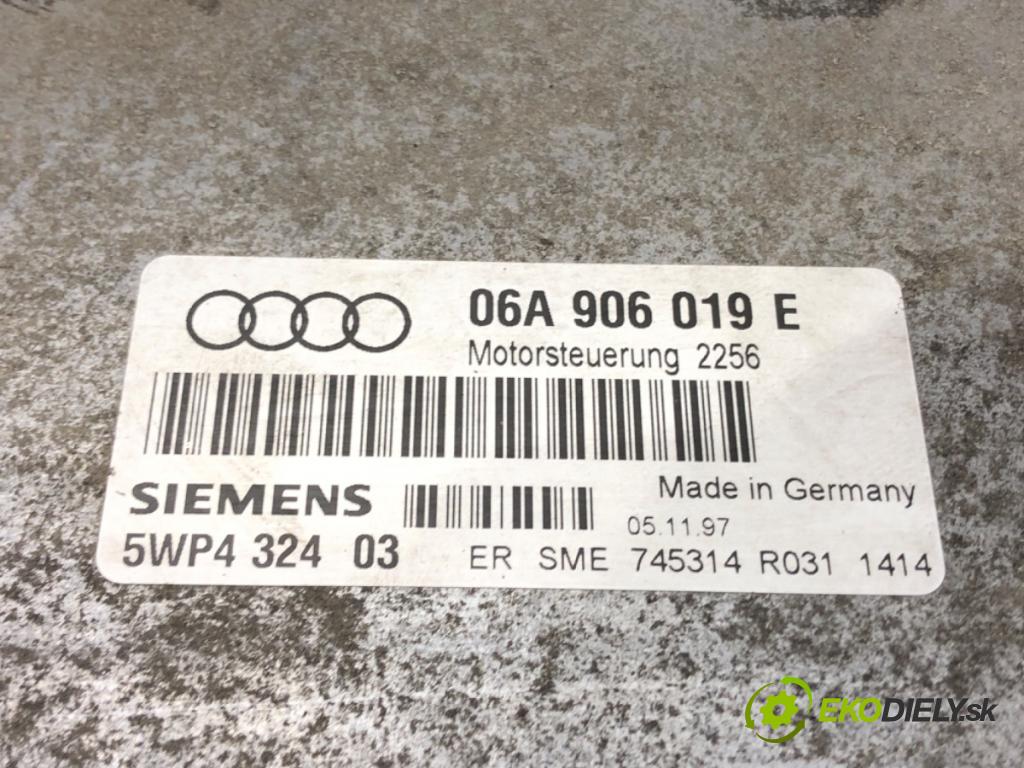AUDI A3 (8L1) 1996 - 2006    1.6 74 kW [101 KM] benzyna 1996 - 2003  riadiaca jednotka Motor 06A906019E (Riadiace jednotky)