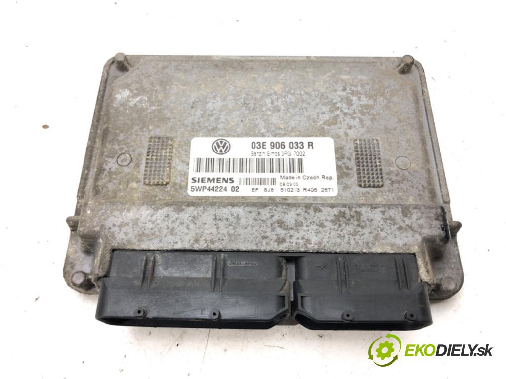 VW POLO (9N_, 9A_) 2001 - 2014    1.2 12V 47 kW [64 KM] benzyna 2001 - 2007  riadiaca jednotka Motor 03E906033R (Riadiace jednotky)