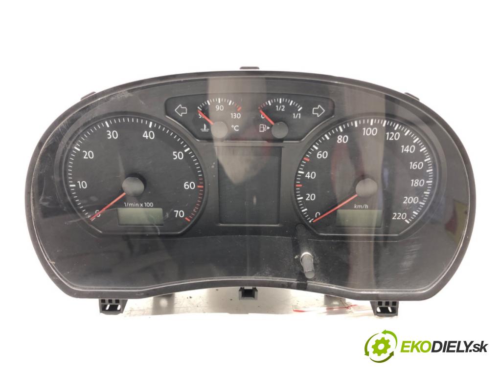 VW POLO (9N_, 9A_) 2001 - 2014    1.2 12V 47 kW [64 KM] benzyna 2001 - 2007  Prístrojovka 6Q0920803E (Prístrojové dosky, displeje)