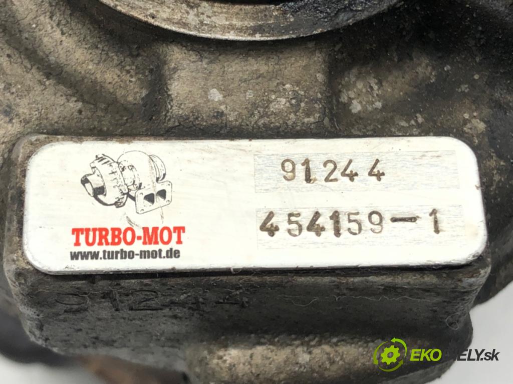 AUDI A3 (8L1) 1996 - 2006    1.9 TDI 66 kW [90 KM] olej napędowy 1996 - 2001  Turbodúchadlo,turbo 454159-1 (Turbodúchadlá (kompletné))