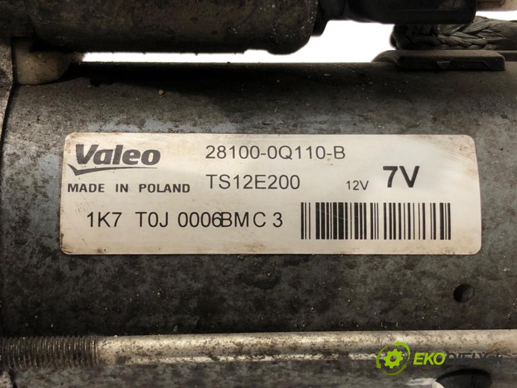 TOYOTA AYGO II liftback 2017 51 kW 1.0 (KGB40) 998 Štartér 28100-0Q110-B (Štartér)