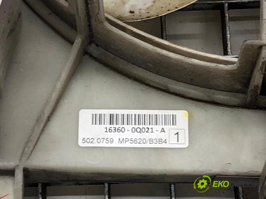 TOYOTA AYGO (_B4_) 2014 - 2022    1.0 (KGB40) 51 kW [69 KM] benzyna 2014 - 2022  Ventilátor chladiča 16360-0Q021-A (Ventilátory)