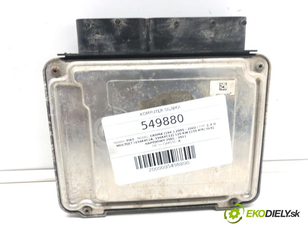 FIAT CROMA (194_) 2005 - 2022    1.9 D Multijet (194AXC1B, 194AXC12) 110 kW [150 KM  riadiaca jednotka Motor 55205064 (Riadiace jednotky)