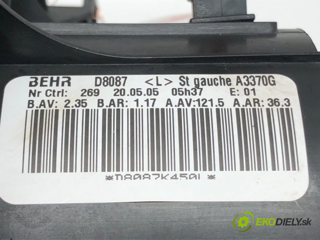 OPEL ZAFIRA B Nadwozie pełne/minivan (A05) 2005 - 2015    1.9 CDTI VAN (M75) 110 kW [150 KM] olej napędowy 2  ventilátor kúrenia D8087