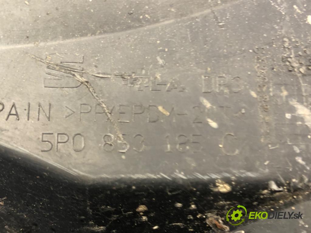 SEAT ALTEA (5P1) 2004 - 2022    1.9 TDI 77 kW [105 KM] olej napędowy 2004 - 2022  Torpédo, plast pod čelné okno 5P0854699C 5P0853185C (Torpéda)