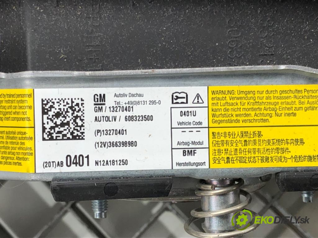 OPEL INSIGNIA A (G09) 2008 - 2017    2.0 CDTI (68) 118 kW [160 KM] olej napędowy 2008 -  Palubná doska silentbloku ZÁBORY: pasy 13270401 13222997