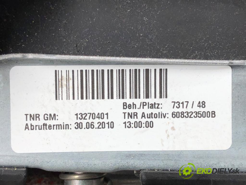 OPEL INSIGNIA A (G09) 2008 - 2017    2.0 CDTI (68) 118 kW [160 KM] olej napędowy 2008 -  Palubná doska silentbloku ZÁBORY: pasy 13270401 13222997