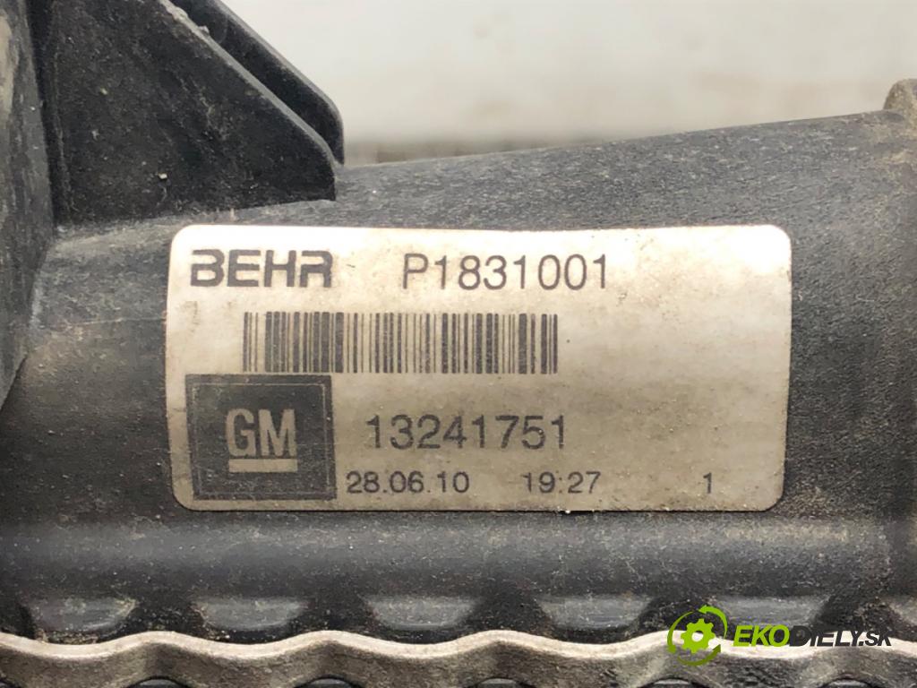OPEL INSIGNIA A (G09) 2008 - 2017    2.0 CDTI (68) 118 kW [160 KM] olej napędowy 2008 -  intercooler 13241751 (Chladiče nasávaného vzduchu (intercoolery))
