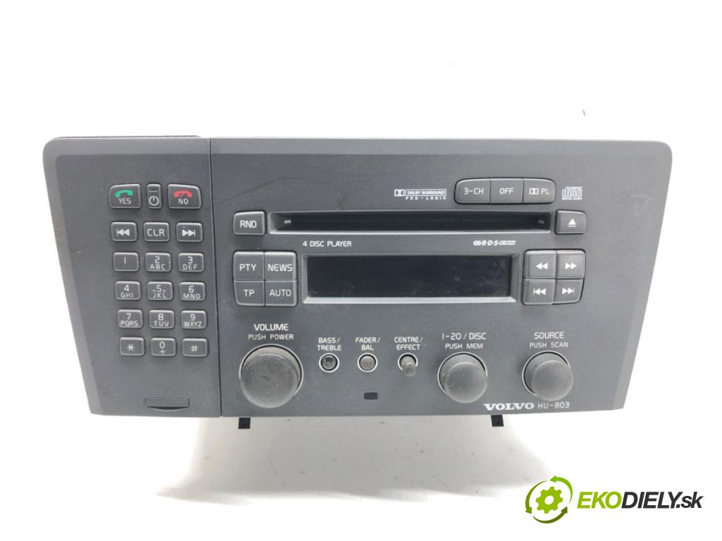 VOLVO V70 II (285) 1999 - 2008    2.4 T AWD 147 kW [200 KM] benzyna 2001 - 2002  RADIO 8651155 (Audio zariadenia)