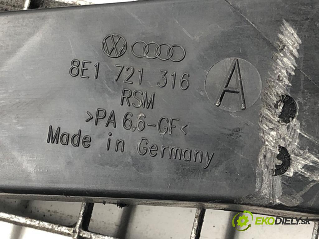 AUDI A4 B6 (8E2) 2000 - 2005    1.9 TDI 96 kW [130 KM] olej napędowy 2000 - 2004  PEDÁL: manuálne 8E1721117A (Pedále)