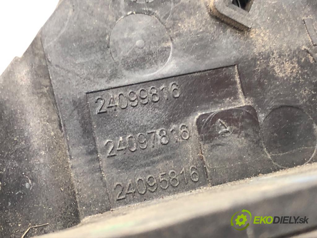 PEUGEOT 207 (WA_, WC_) 2006 - 2015    1.4 HDi 50 kW [68 KM] olej napędowy 2006 - 2015  zámok dveře pravý přední část 24099816