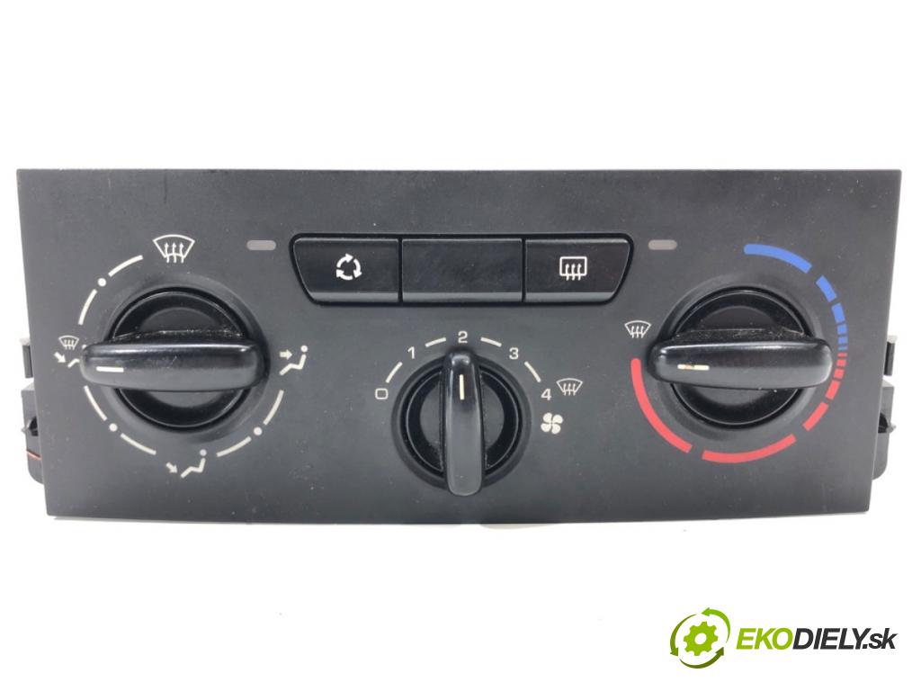 PEUGEOT 207 (WA_, WC_) 2006 - 2015    1.4 HDi 50 kW [68 KM] olej napędowy 2006 - 2015  Panel ovládania kúrenia 69910003 (Prepínače, spínače, tlačidlá a ovládače kúrenia)