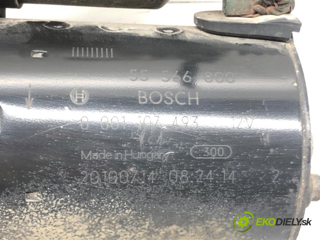 OPEL CORSA D (S07) 2006 - 2014    1.4 (L08, L68) 74 kW [100 KM] benzyna 2009 - 2014  Štartér 55566800 (Štartéry)