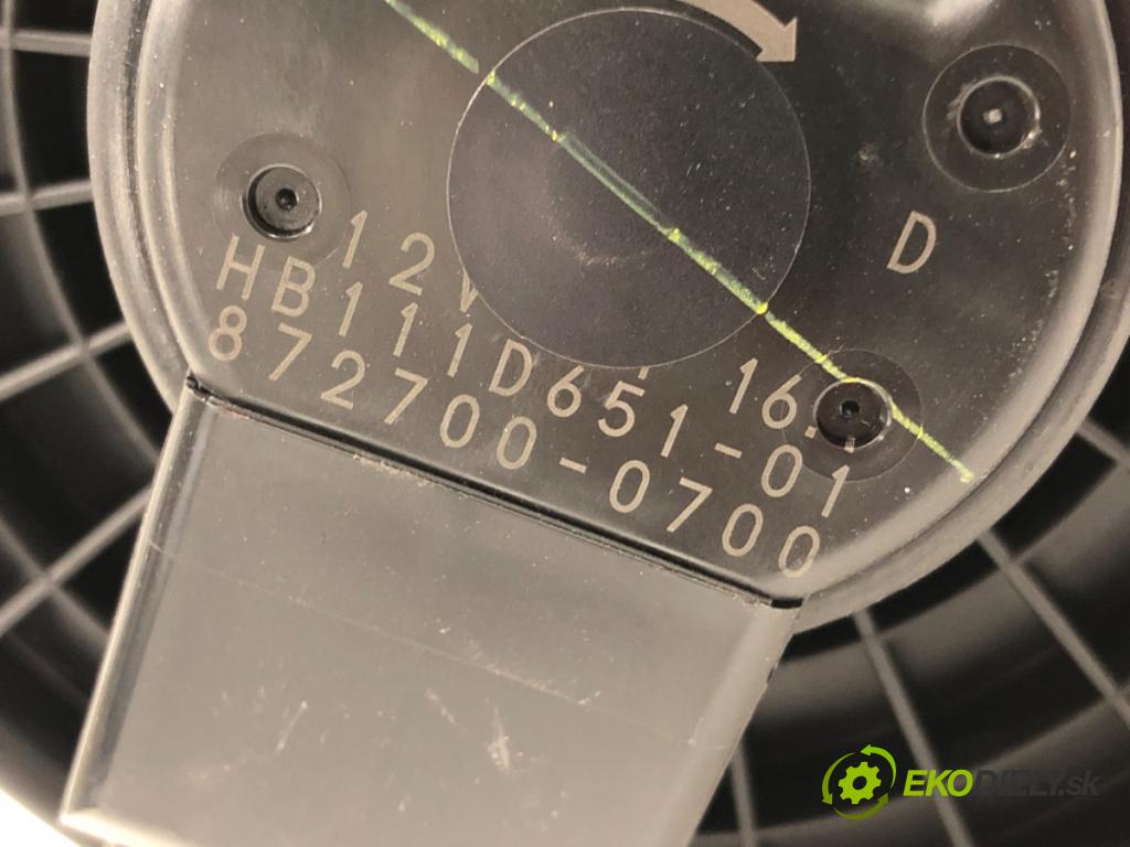 MAZDA 6 Kombi (GH) 2007 - 2013    2.2 MZR-CD (GH10) 136 kW [185 KM] olej napędowy 20  ventilátor kúrenia 872700-0700