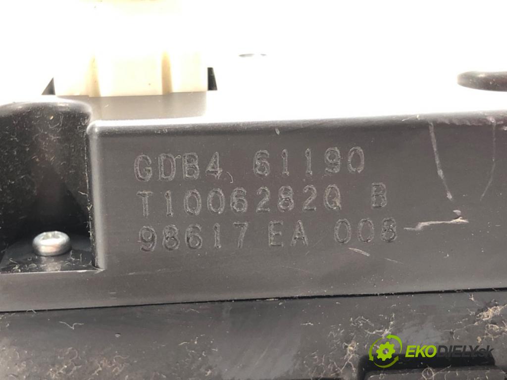 MAZDA 6 Kombi (GH) 2007 - 2013    2.2 MZR-CD (GH10) 136 kW [185 KM] olej napędowy 20  Panel ovládania kúrenia GDB461190 (Prepínače, spínače, tlačidlá a ovládače kúrenia)