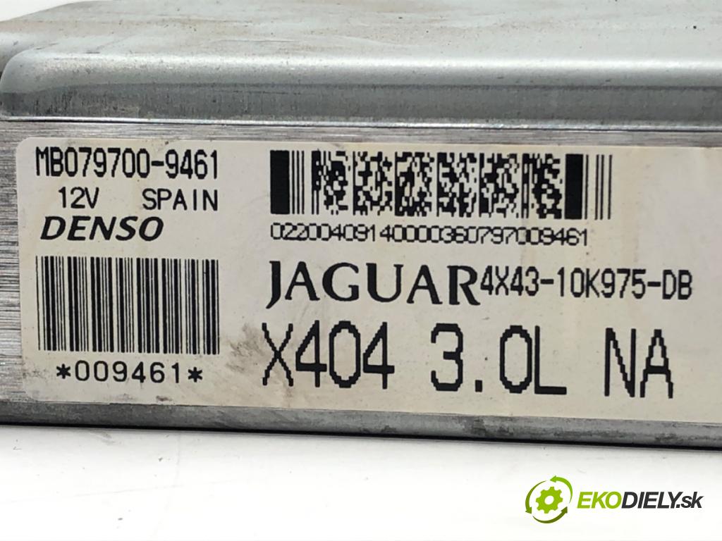 JAGUAR X-TYPE I (X400) 2001 - 2009    3.0 V6 Napęd na wszystkie koła 169 kW [230 KM] ben  řídící jednotka motora 4X43-10K975-DB (Řídící jednotky)