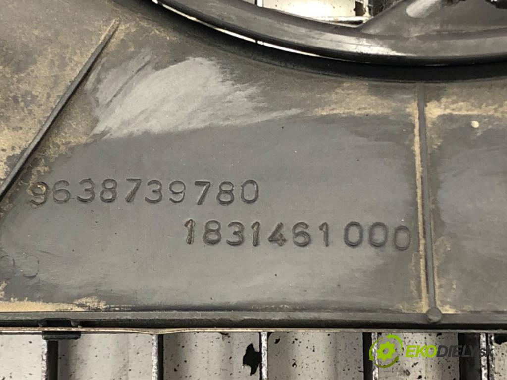 CITROEN C3 Pluriel (HB_) 2003 - 2022    1.6 80 kW [109 KM] benzyna 2003 - 2022  Ventilátor chladiča 9638739780 (Ventilátory)