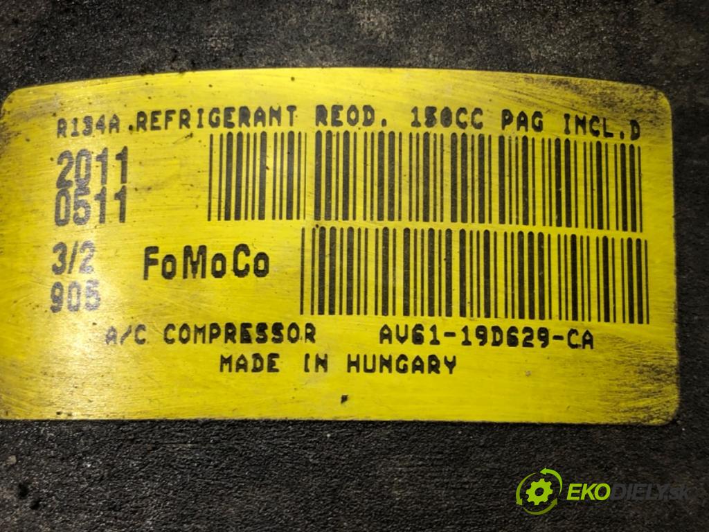 FORD FOCUS III Turnier 2010 - 2022    1.6 Ti 92 kW [125 KM] benzyna 2010 - 2022  Kompresor klimatizácie AV61-19D629-CA (Kompresory klimatizácie)