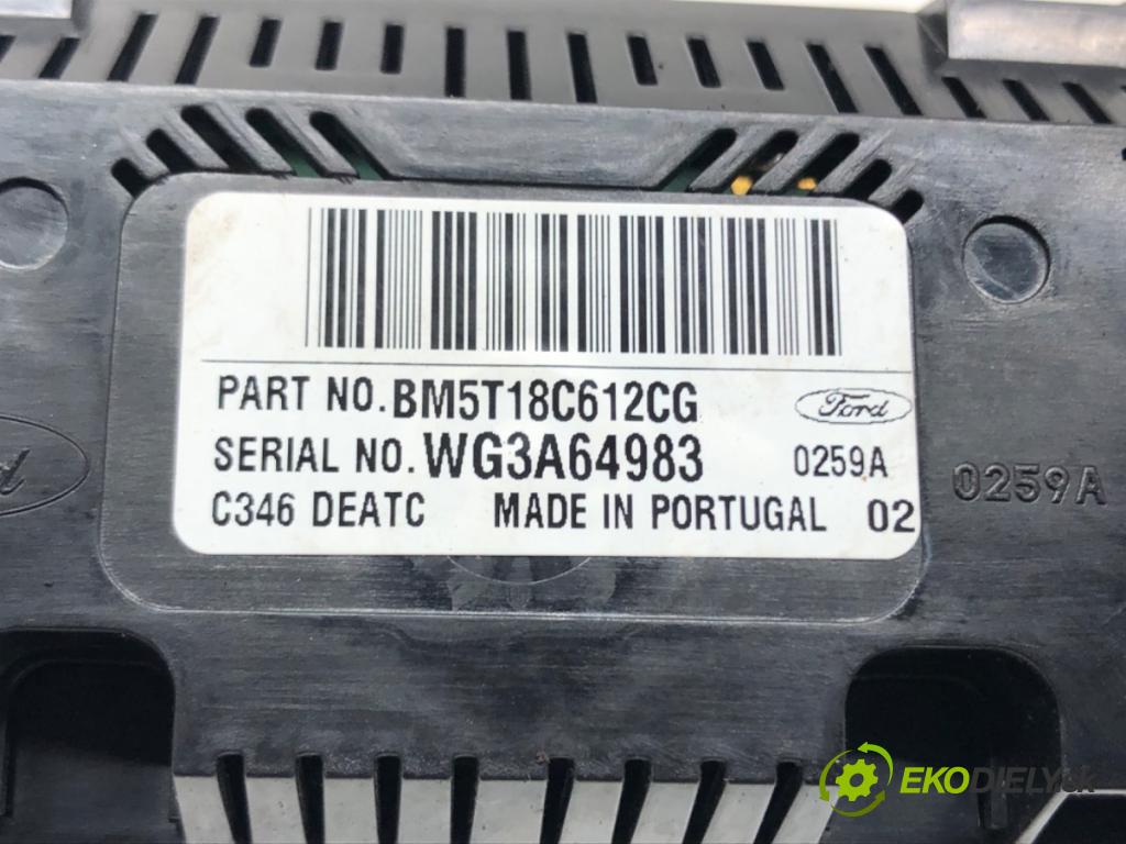 FORD FOCUS III Turnier 2010 - 2022    1.6 Ti 92 kW [125 KM] benzyna 2010 - 2022  Panel ovládania kúrenia BM5T18C612CG (Prepínače, spínače, tlačidlá a ovládače kúrenia)