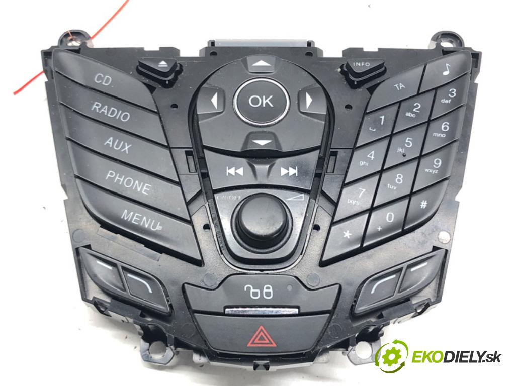 FORD FOCUS III Turnier 2010 - 2022    1.6 Ti 92 kW [125 KM] benzyna 2010 - 2022  Panel ovládania radia AM5T18K811BD (Prepínače, spínače, tlačidlá a ovládače kúrenia)