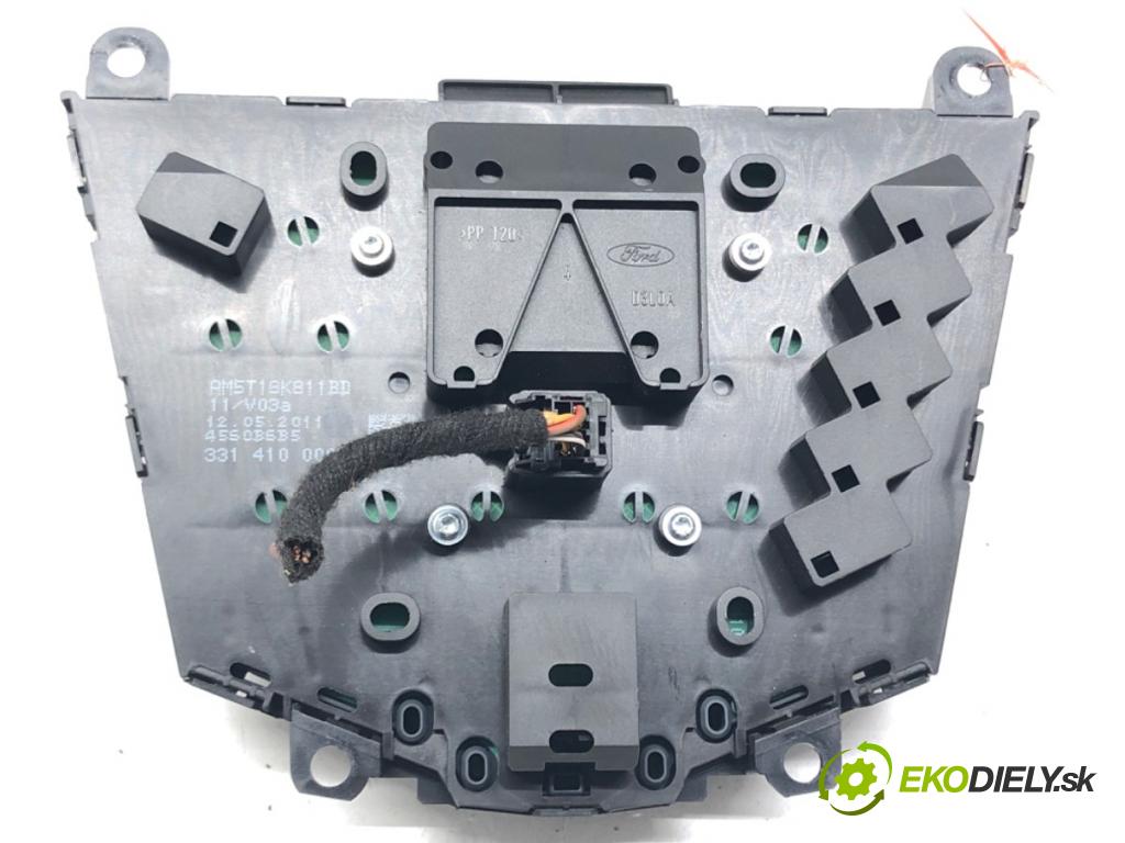 FORD FOCUS III Turnier 2010 - 2022    1.6 Ti 92 kW [125 KM] benzyna 2010 - 2022  Panel ovládania radia AM5T18K811BD (Prepínače, spínače, tlačidlá a ovládače kúrenia)