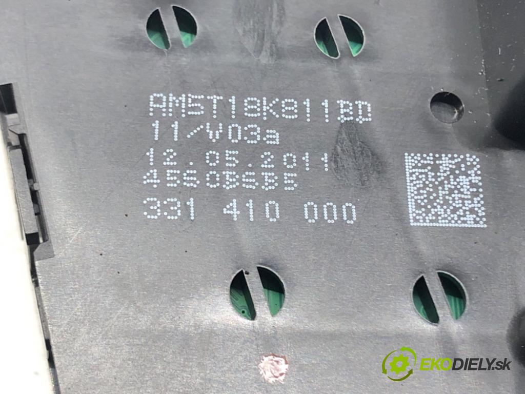 FORD FOCUS III Turnier 2010 - 2022    1.6 Ti 92 kW [125 KM] benzyna 2010 - 2022  Panel ovládania radia AM5T18K811BD (Prepínače, spínače, tlačidlá a ovládače kúrenia)