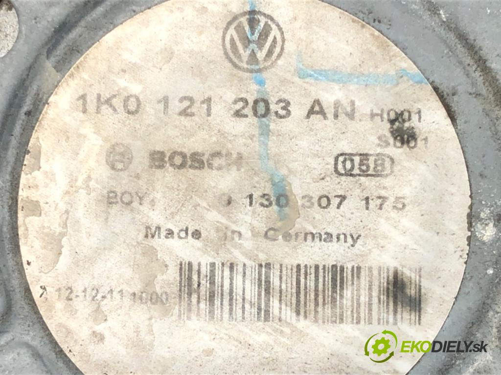 VW GOLF VI Variant (AJ5) 2009 - 2014    1.2 TSI 77 kW [105 KM] benzyna 2009 - 2013  Ventilátor chladiča 1K0121203AN 1K0121205AF (Ventilátory)