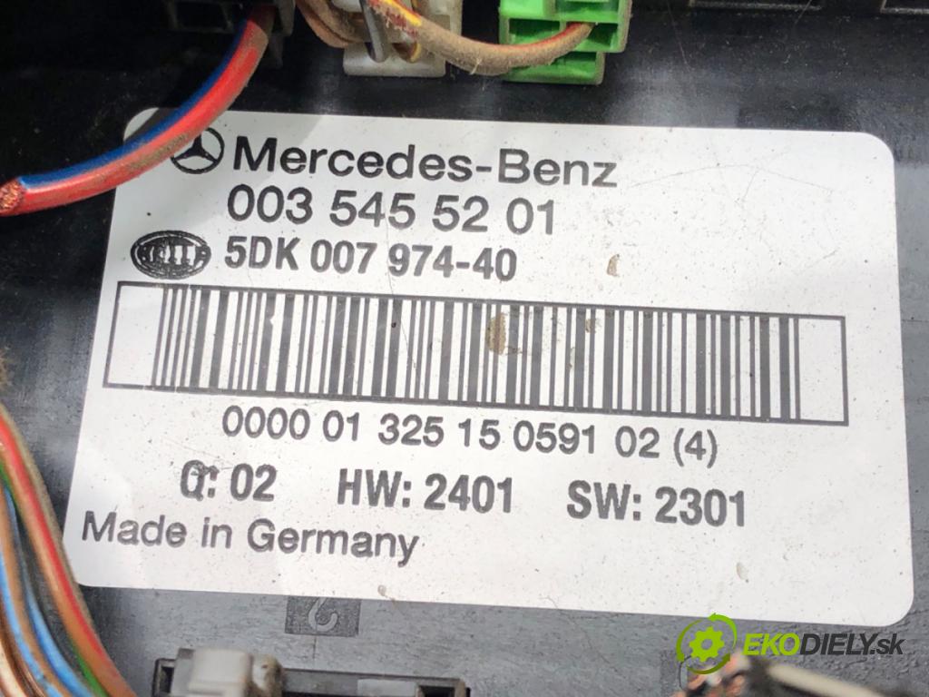 MERCEDES-BENZ KLASA C (W203) 2000 - 2007    C 200 Kompressor (203.045) 120 kW [163 KM] benzyna  modul SAM 0035455201 (Ostatní)