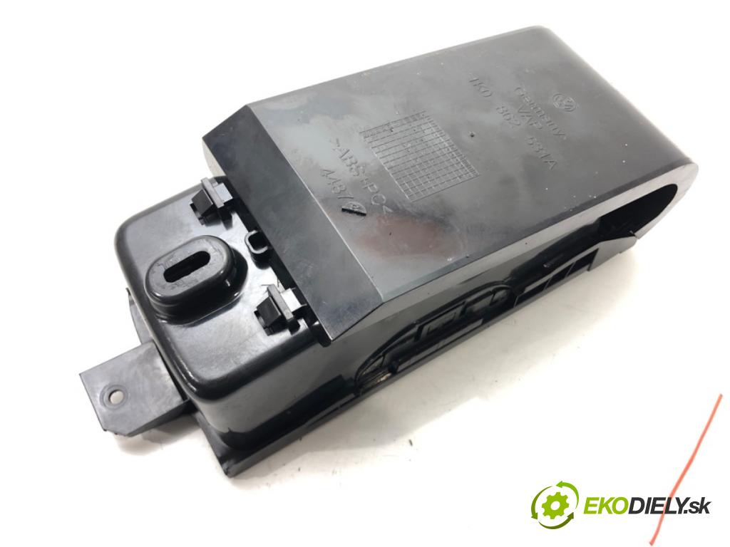 VW GOLF VI Variant (AJ5) 2009 - 2014    1.2 TSI 77 kW [105 KM] benzyna 2009 - 2013  Držiak na nápoje CUP: DRŽITEĽ: 1K0862531A