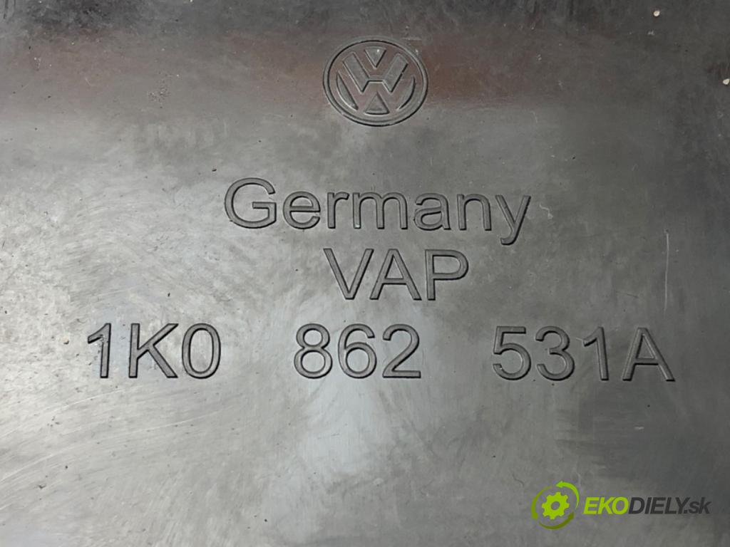 VW GOLF VI Variant (AJ5) 2009 - 2014    1.2 TSI 77 kW [105 KM] benzyna 2009 - 2013  Držiak na nápoje CUP: DRŽITEĽ: 1K0862531A