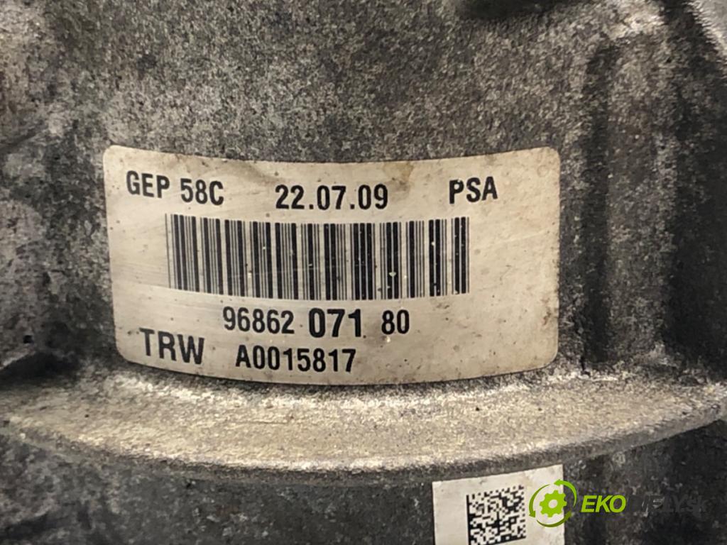 PEUGEOT 308 I (4A_, 4C_) 2007 - 2016    1.6 16V 88 kW [120 KM] benzyna 2007 - 2014  Pumpa servočerpadlo 9686207180 (Servočerpadlá, pumpy riadenia)