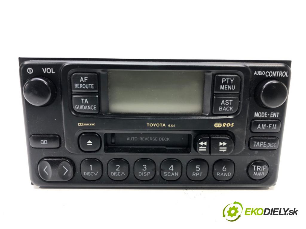 TOYOTA RAV 4 II (_A2_) 2000 - 2005    2.0 4WD (ACA21, ACA20) 110 kW [150 KM] benzyna 200  RADIO 86120-42050 (Audio zariadenia)